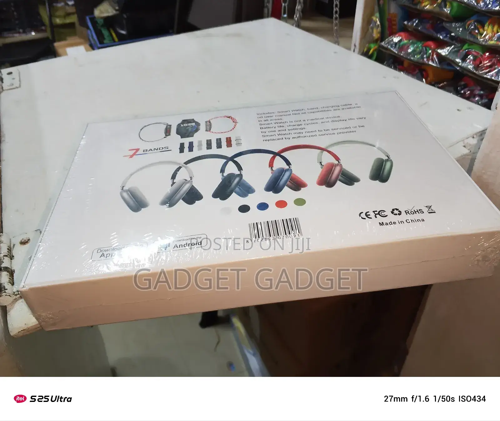P9 Ultra2 High Display Smart Watch ( 7 Band) and Headset