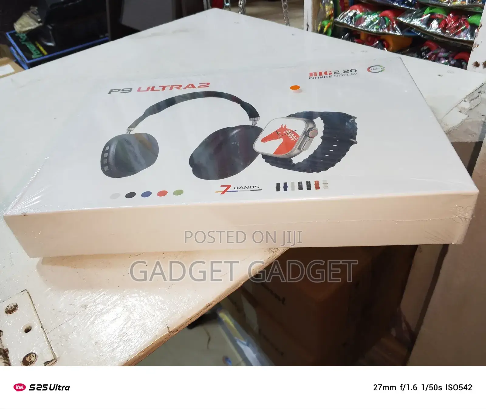 P9 Ultra2 High Display Smart Watch ( 7 Band) and Headset