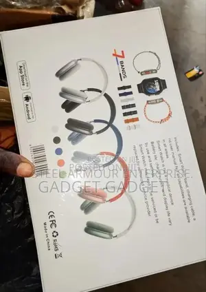 P9 Ultra2 High Display Smart Watch ( 7 Band) and Headset