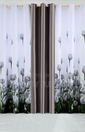 3in1 Blackout Cotton Curtains.