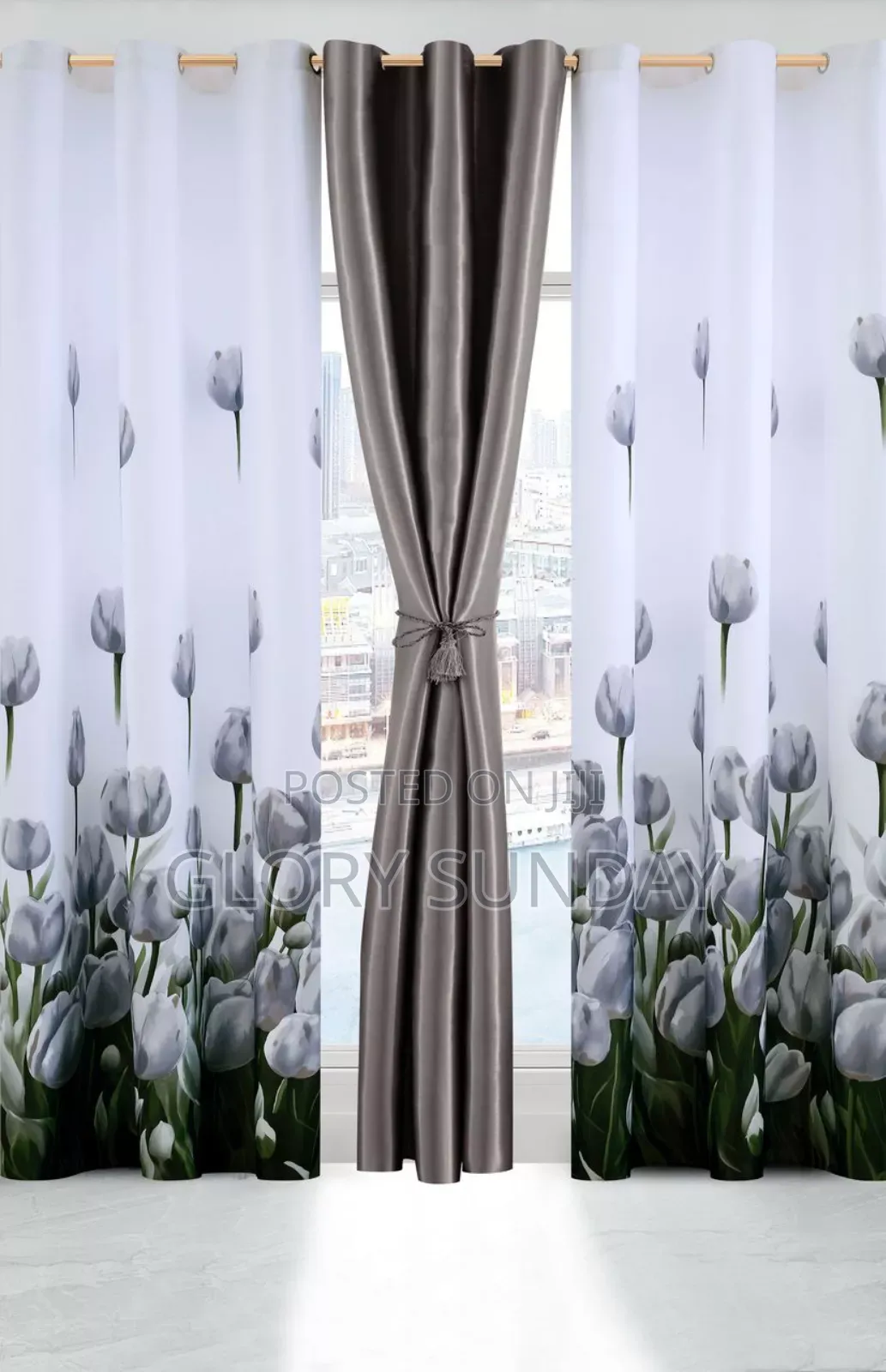 3in1 Blackout Cotton Curtains.
