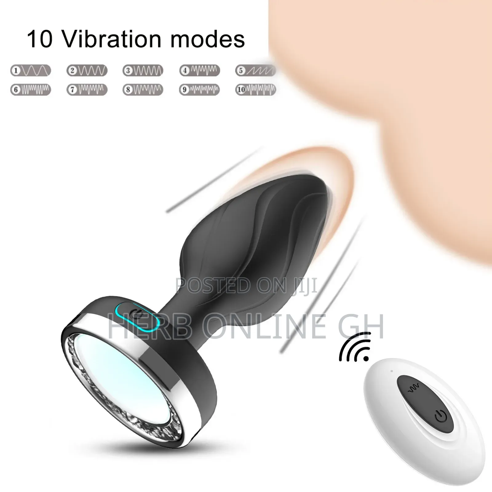 Remote Control Anal Plug Vibrator