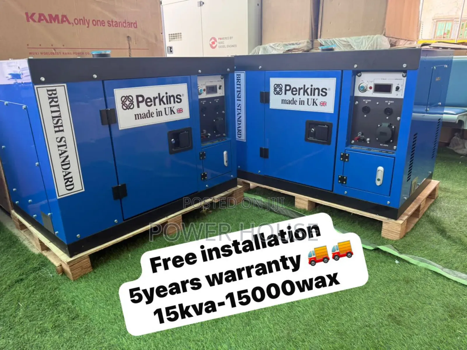 Advanced Features 16500watts Diesel Perkins Generator