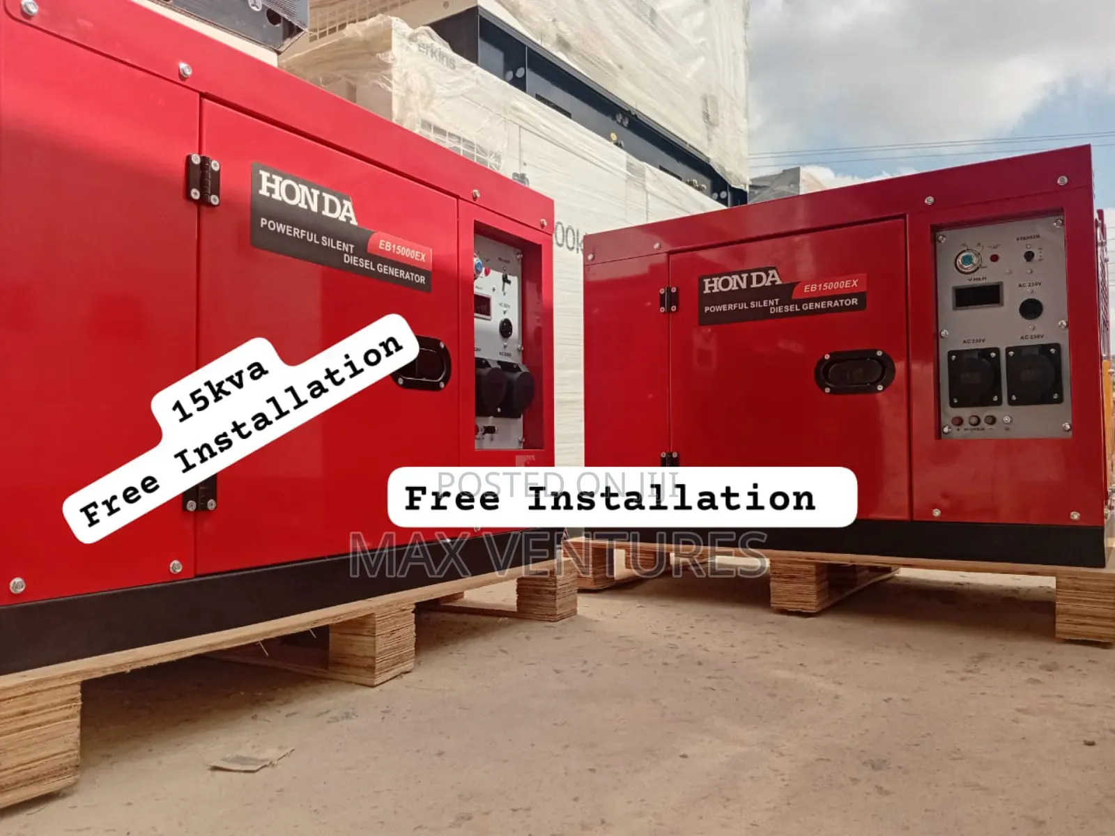 Buy Now Honda 15kva Diesel Powered Electricity Backup Genset