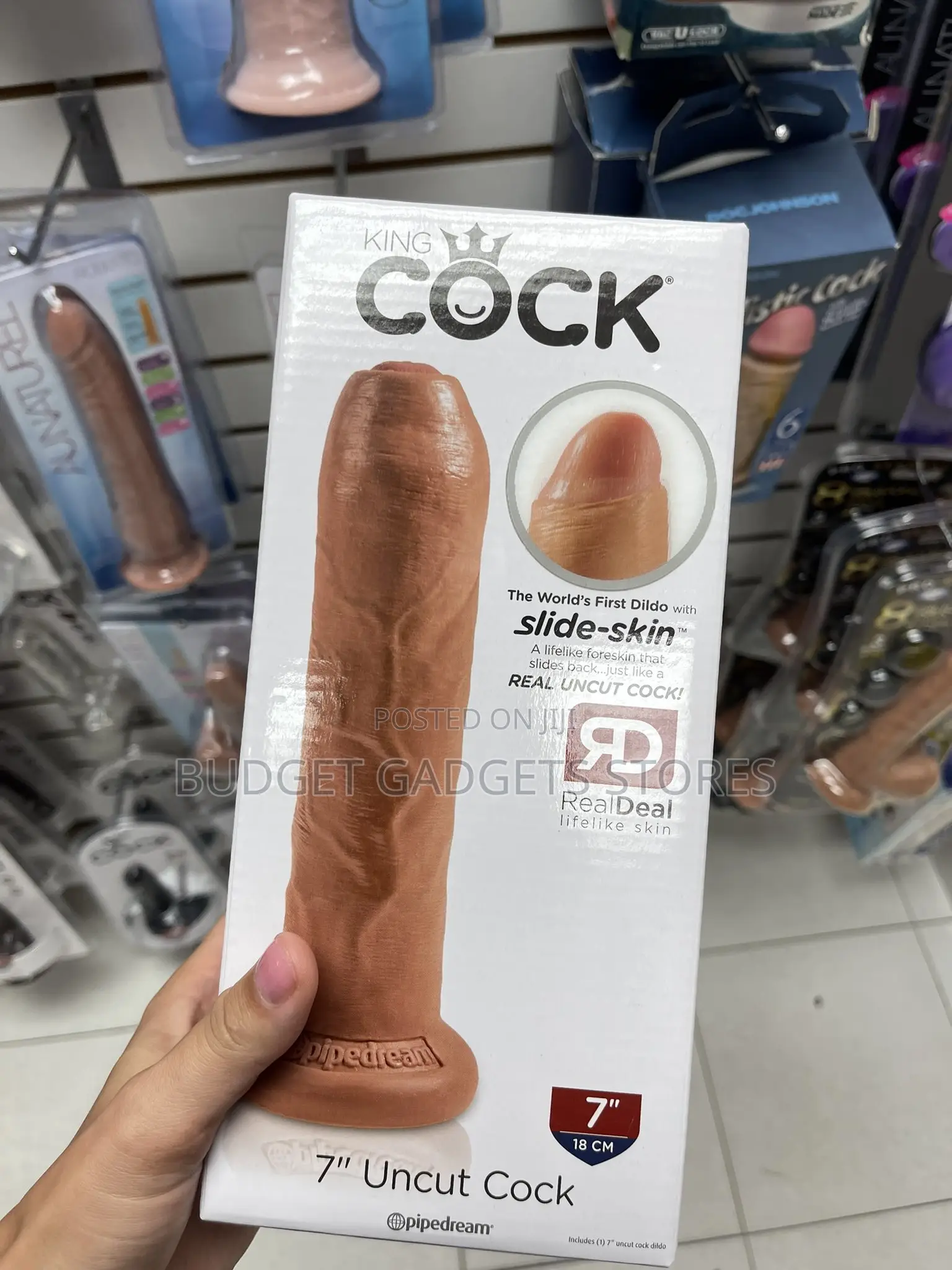 7’’ Uncut Cock Dildo