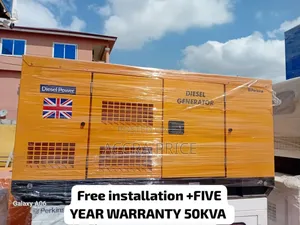 Contemporary 50kva Perkins Diesel Genset With Strong Battery