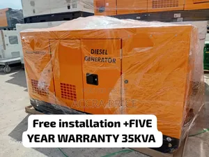 Contemporary 35kva Perkins Diesel Genset With Strong Battery