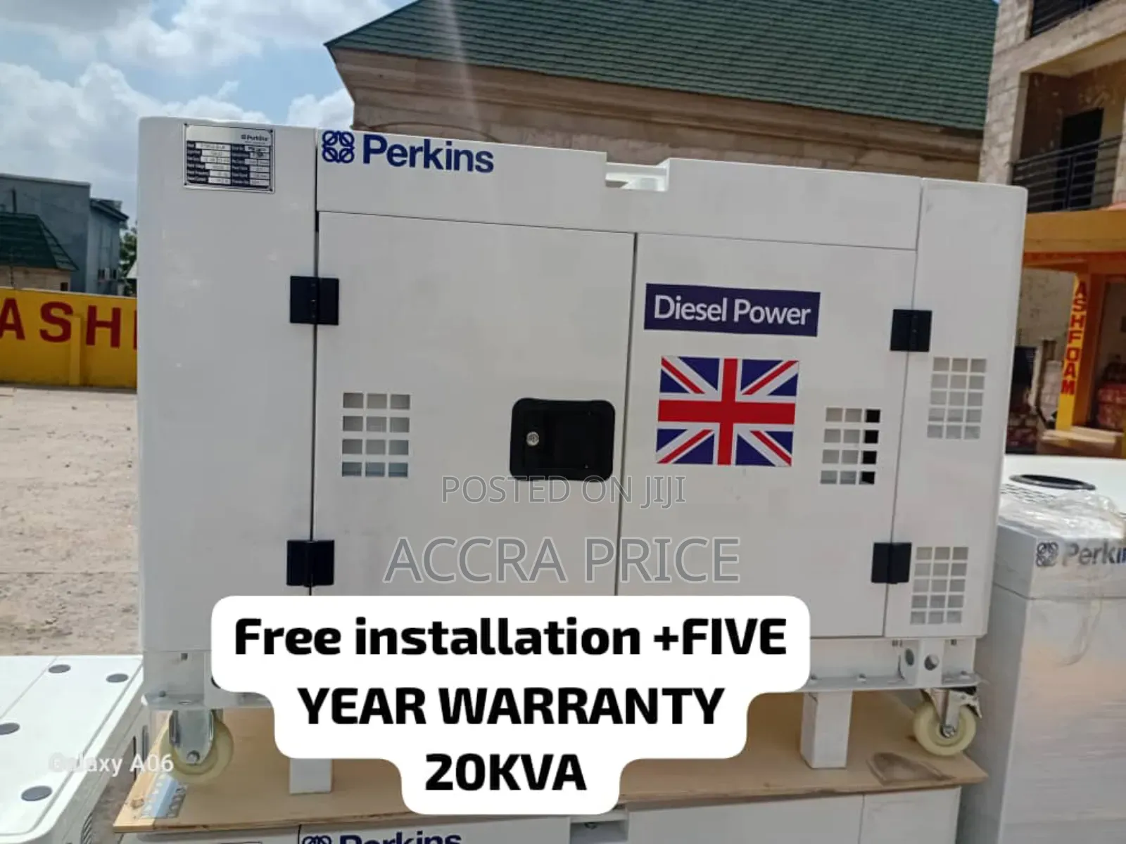 Contemporary 20kva Perkins Diesel Genset With Strong Battery