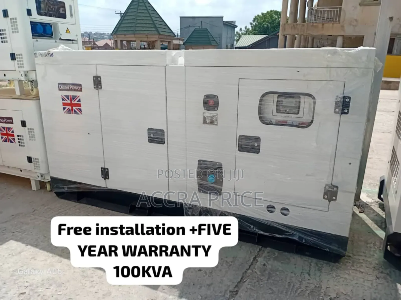Contemporary 100kw Perkins Diesel Genset With Strong Battery