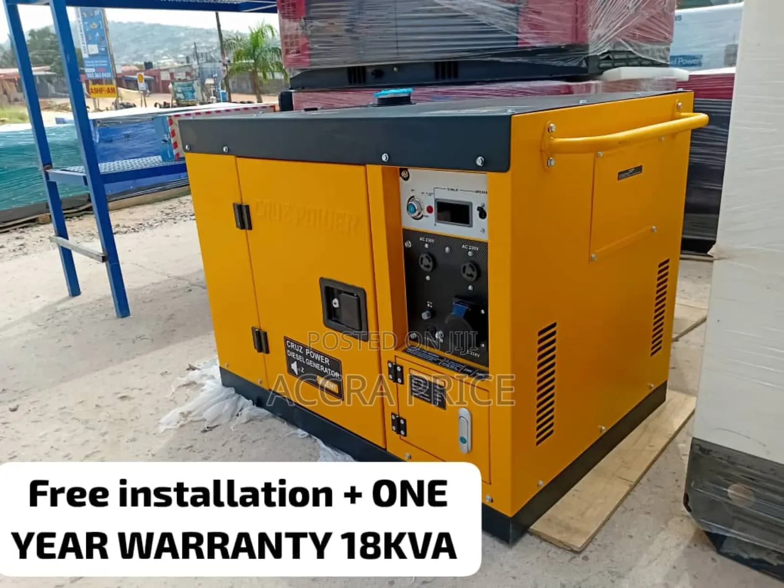 Contemporary 15kva Cruz Power Diesel Gen With Strong Battery