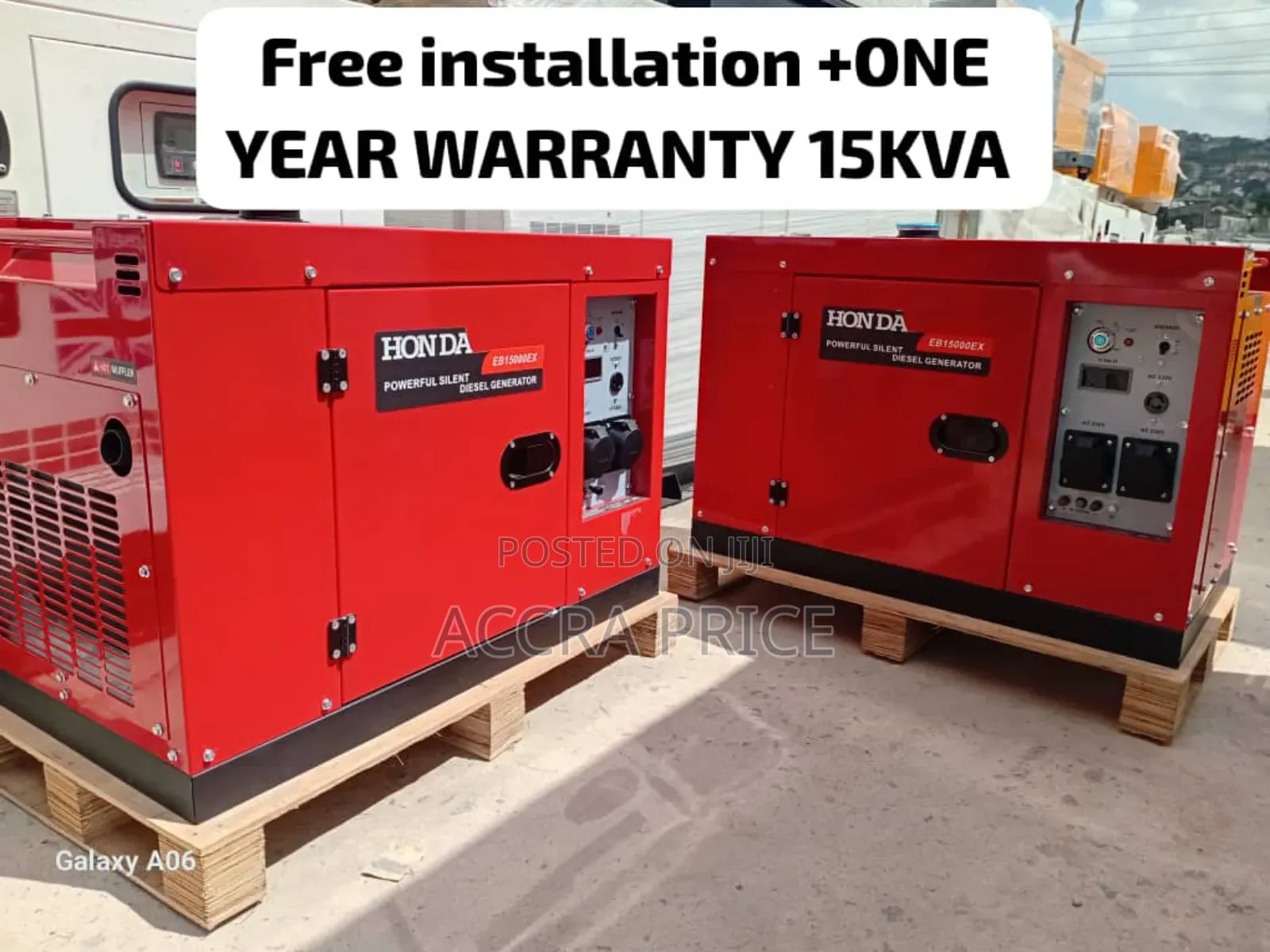 Remote Start 15kva Honda Generator Diesel Japan Standard