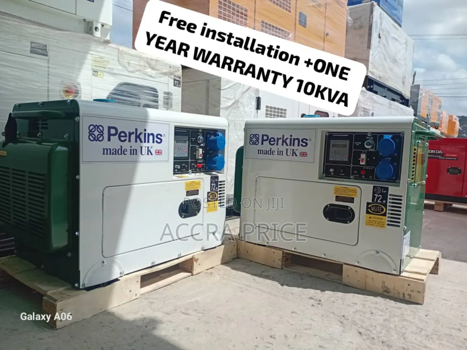 Key Start 10kva Perkins Generator Diesel British Standard