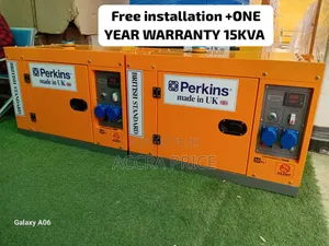 Key Start 15kva Perkins Generator Diesel British Standard