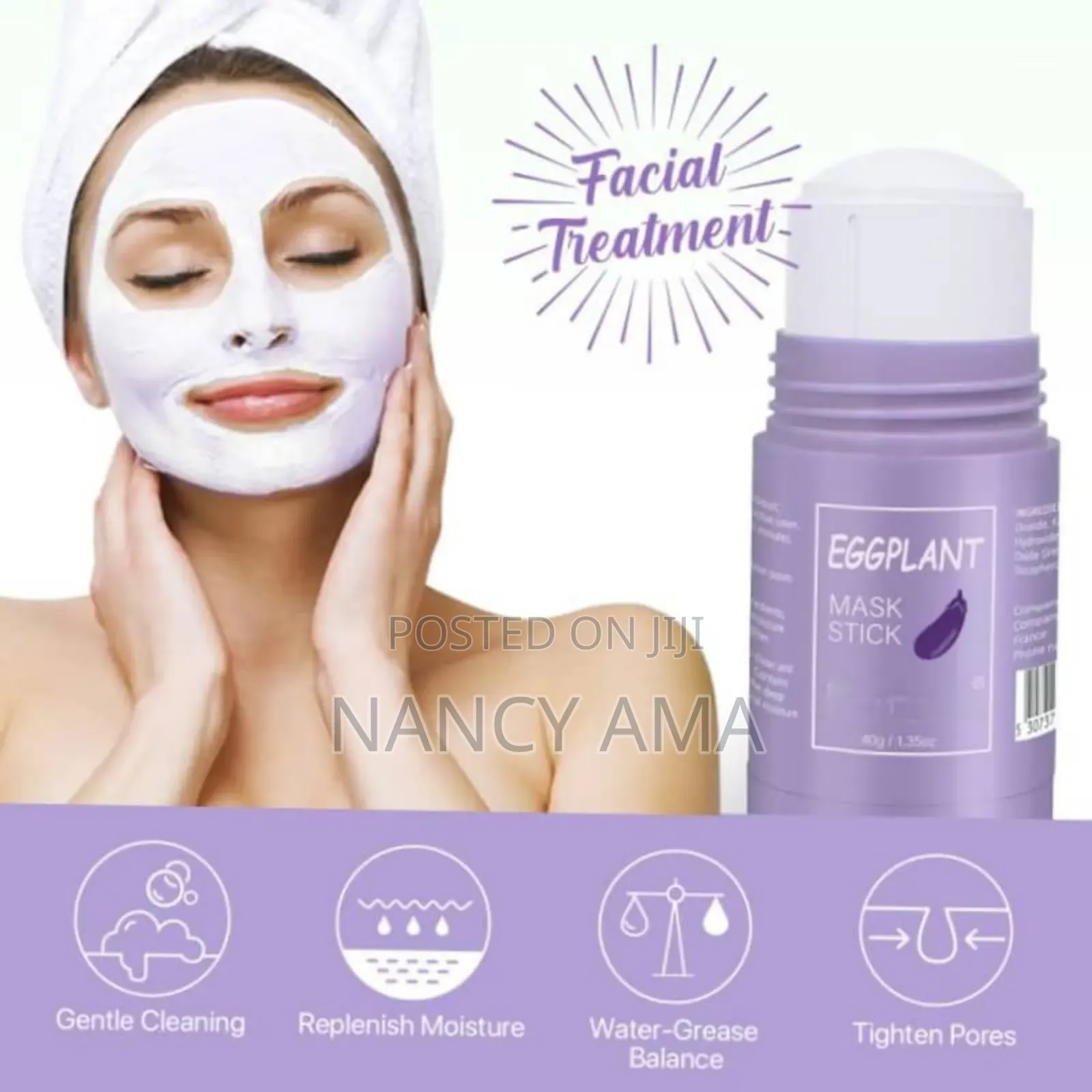 Face Mask Eggplant