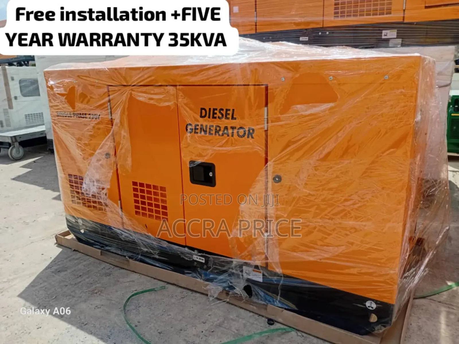 Push Start 35kva Perkins Generator Diesel British Standard