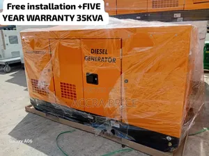 Push Start 35kva Perkins Generator Diesel British Standard