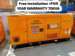 Push Start 70kva Perkins Generator Diesel British Standard