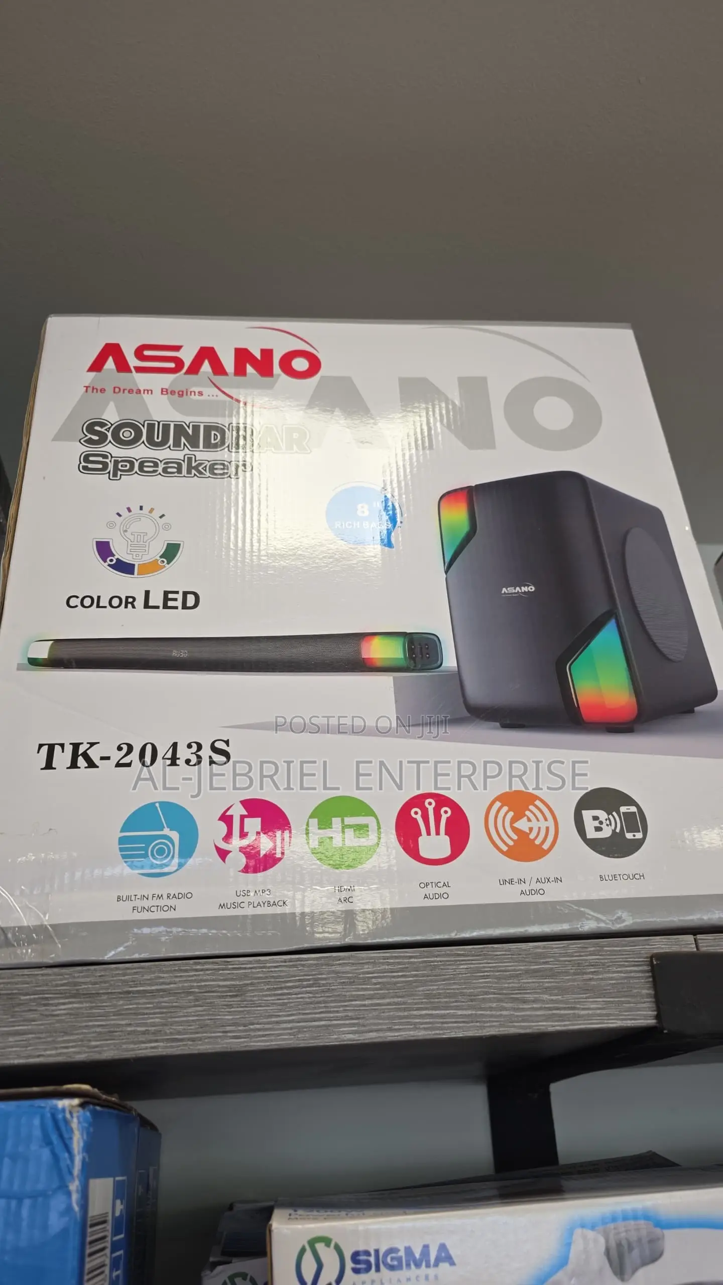 Asano Sound Bar Speaker