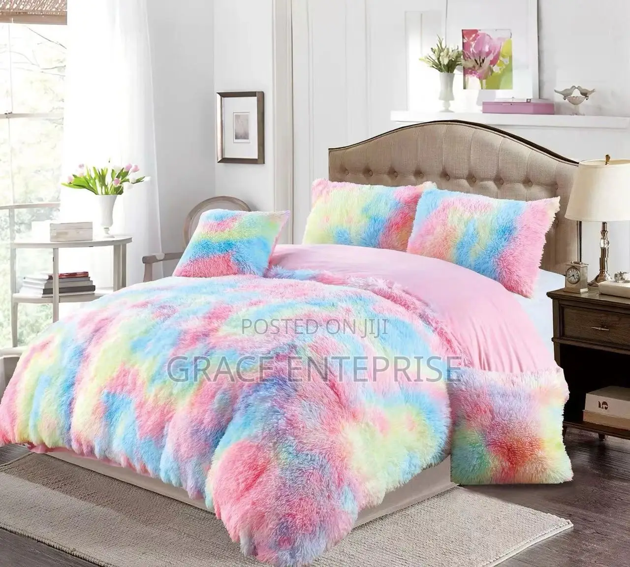 Original and Affordable Fluffy Duvet Set in Diff Colors
