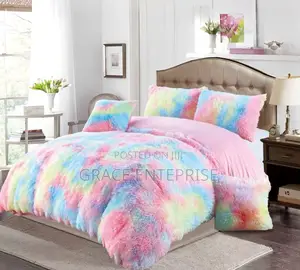 Original and Affordable Fluffy Duvet Set in Diff Colors