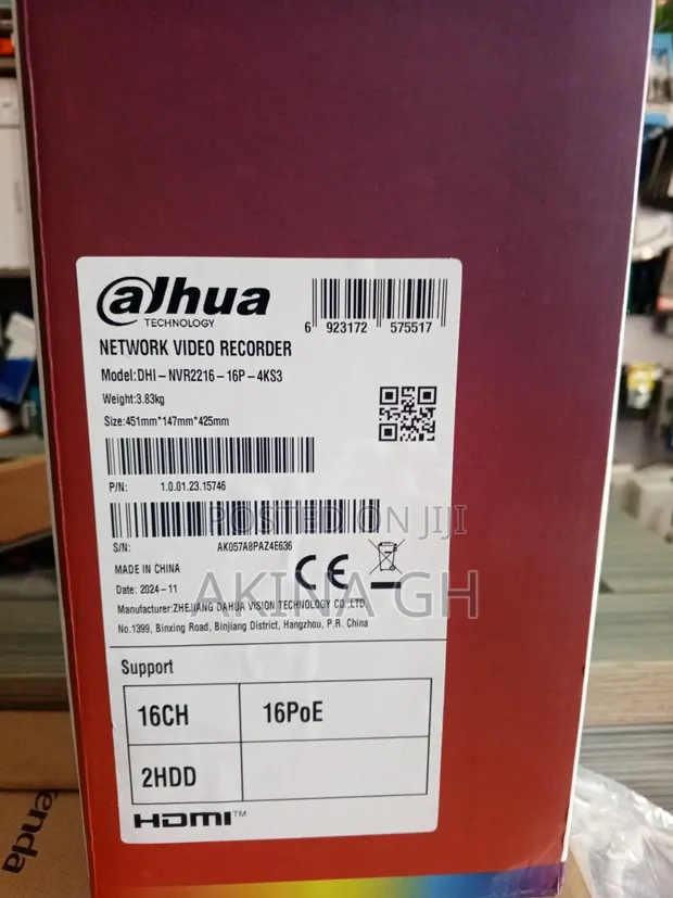 Dahua 16ch Poe NVR Wizsense 2 HDS Support 2