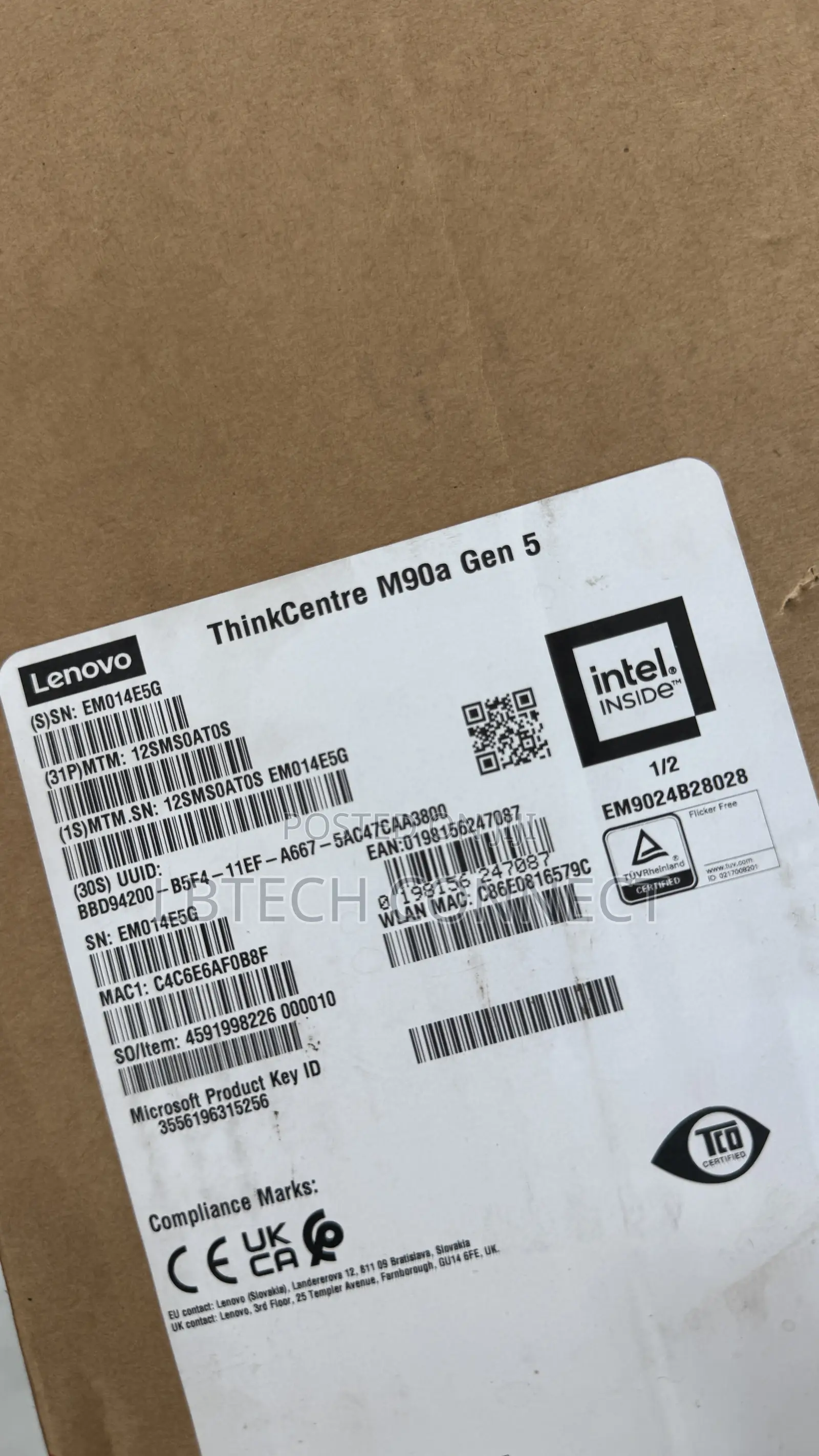 New Lenovo ThinkCentre M900 16GB Intel Core I5 SSD 512GB