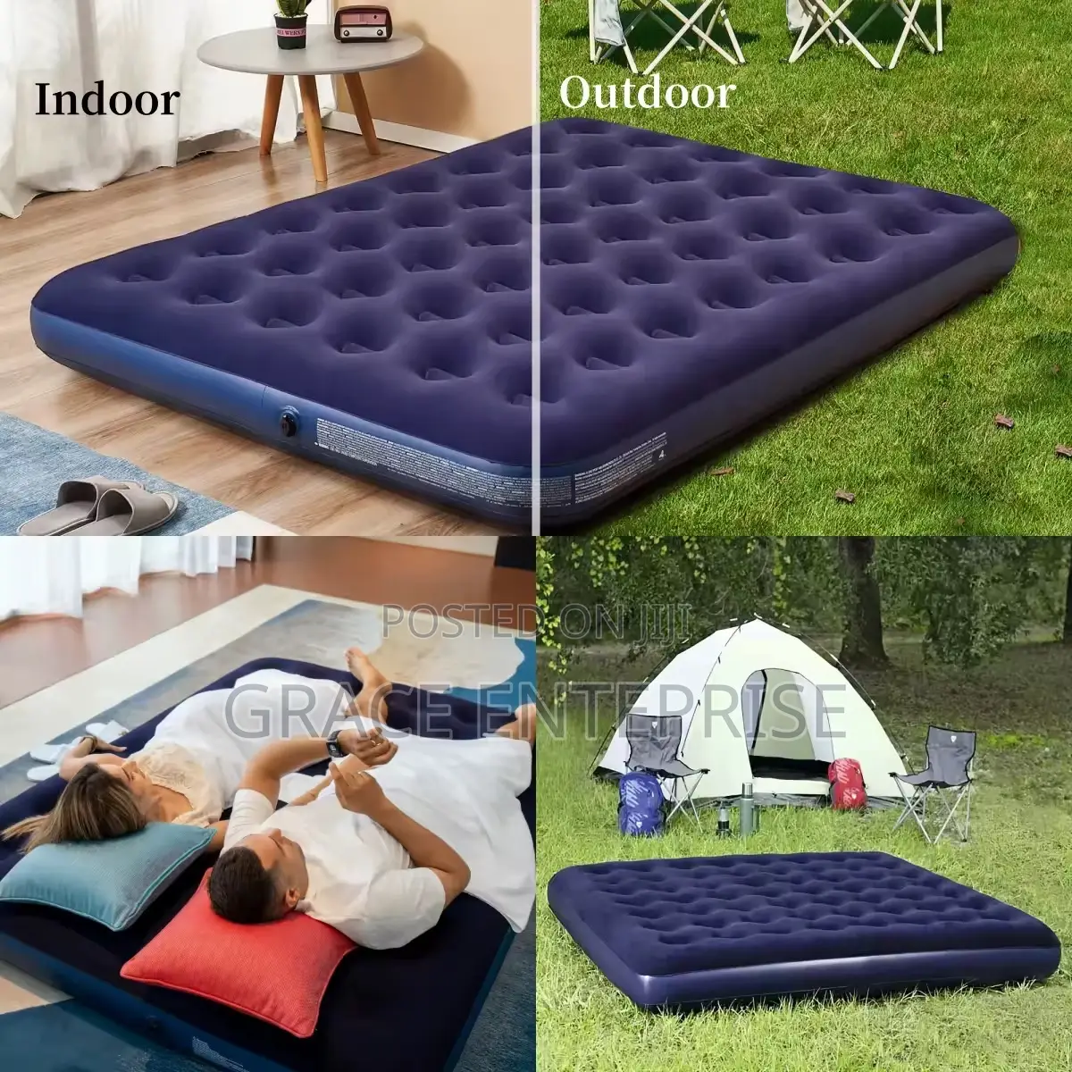 Luxury and Clean Inflatable Mattress for Comfort Use