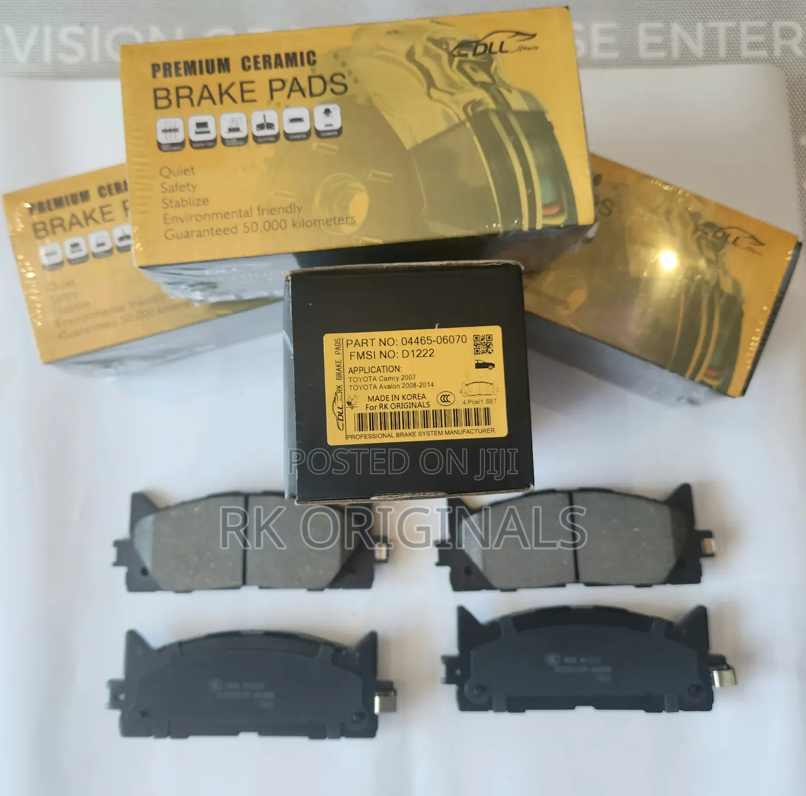 Camry/Avalon 2007-2018 Ceramic Front Brake Pads