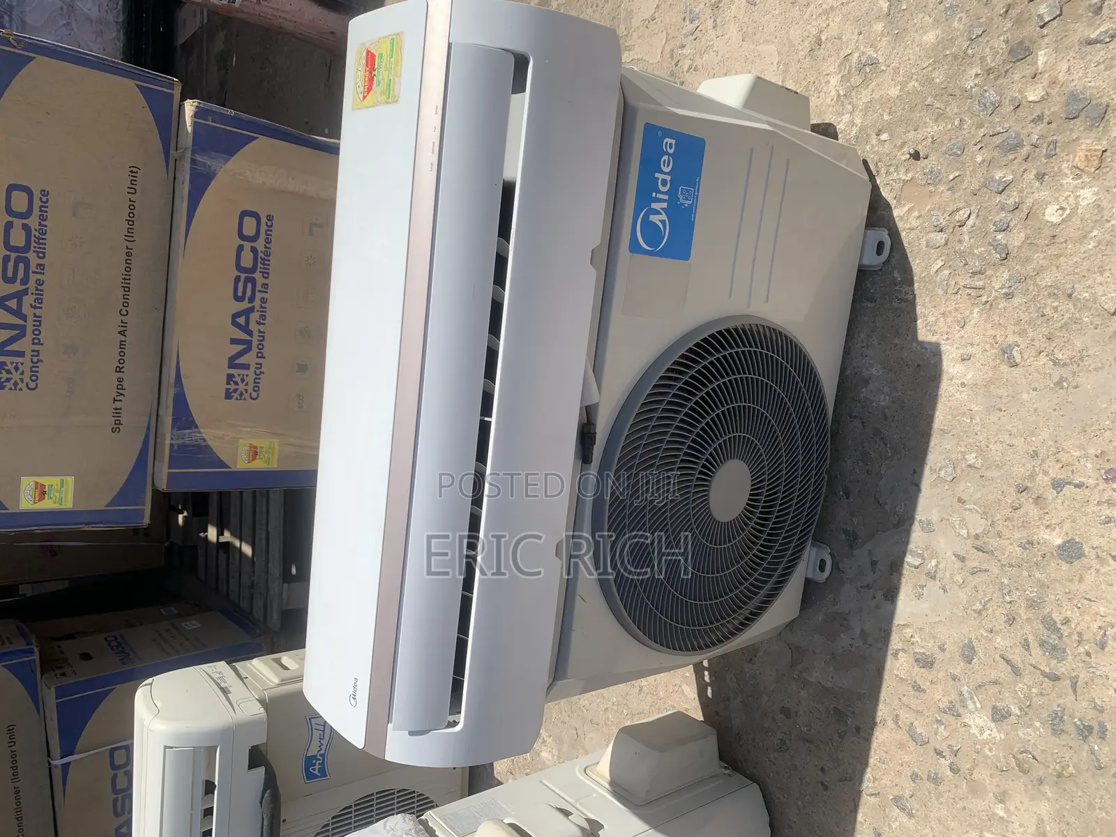 6 Months Used 1.5 Midea Ac With Ac Pipe and Cable