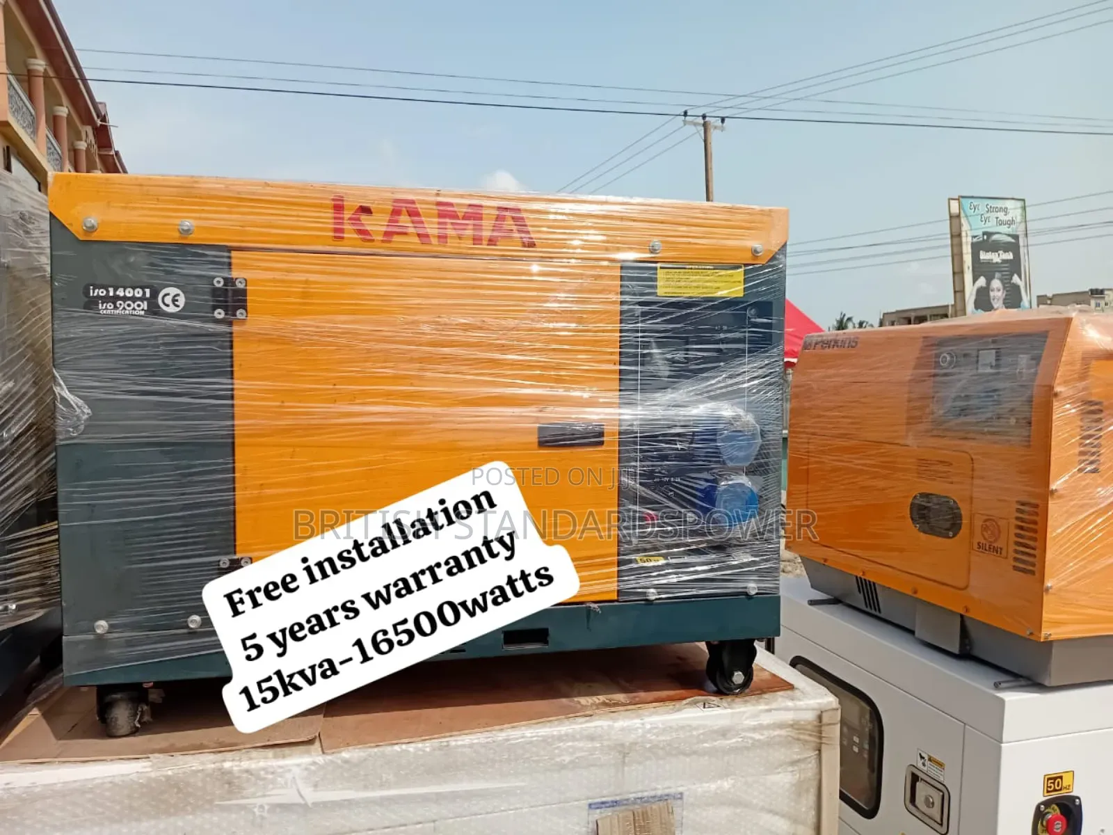 One Touch Start 15kva Silent Diesel Genset