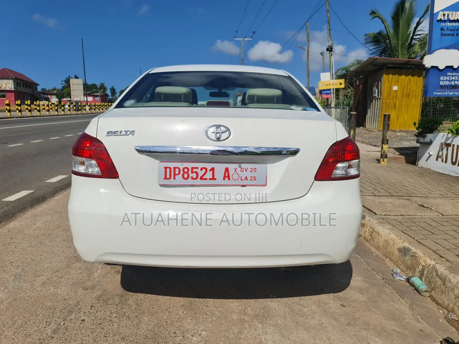 Toyota Belta 2012 White