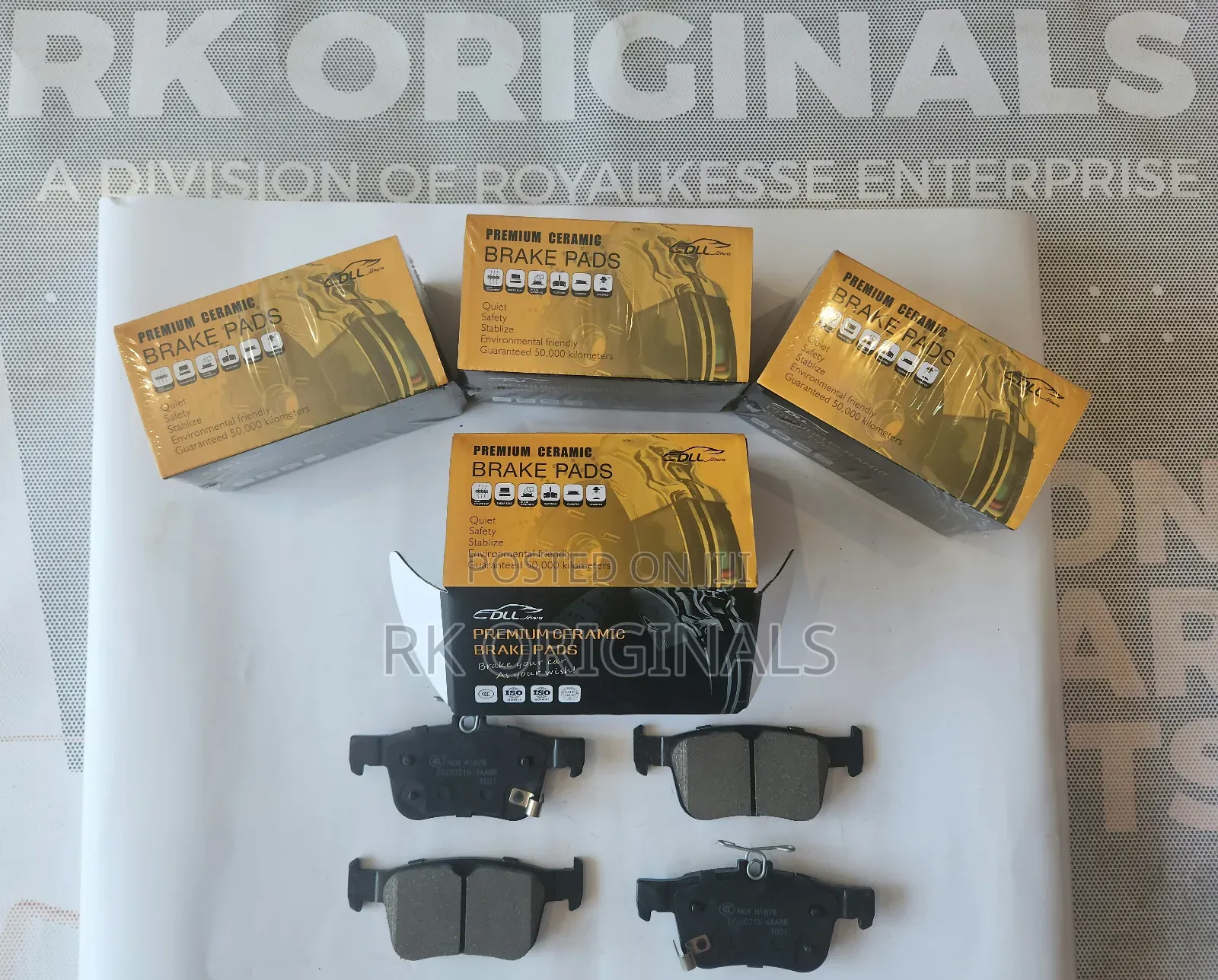 Honda Accord 23-25/Civic 16-25 Ceramic Back Brake Pads