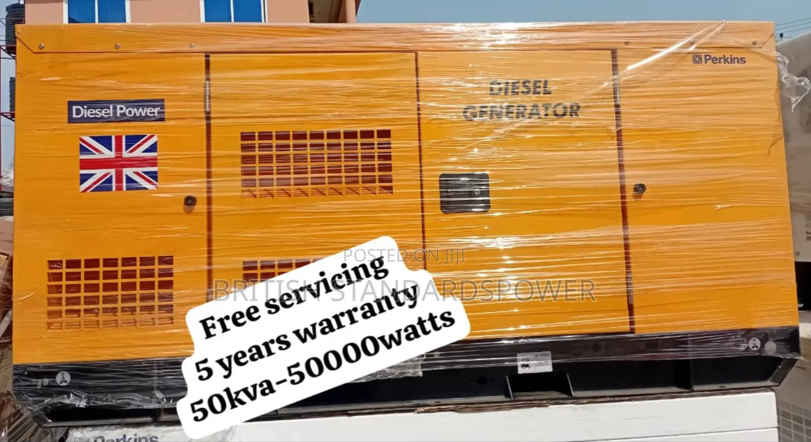 Powercare Emergency 50kva Silent Diesel Generator
