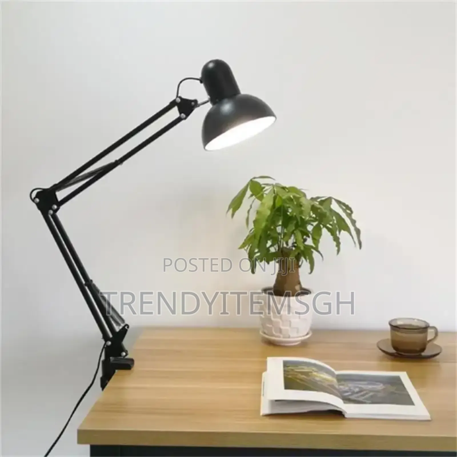 Metal Clamp Flexible Arm Desk Study Table Lamp