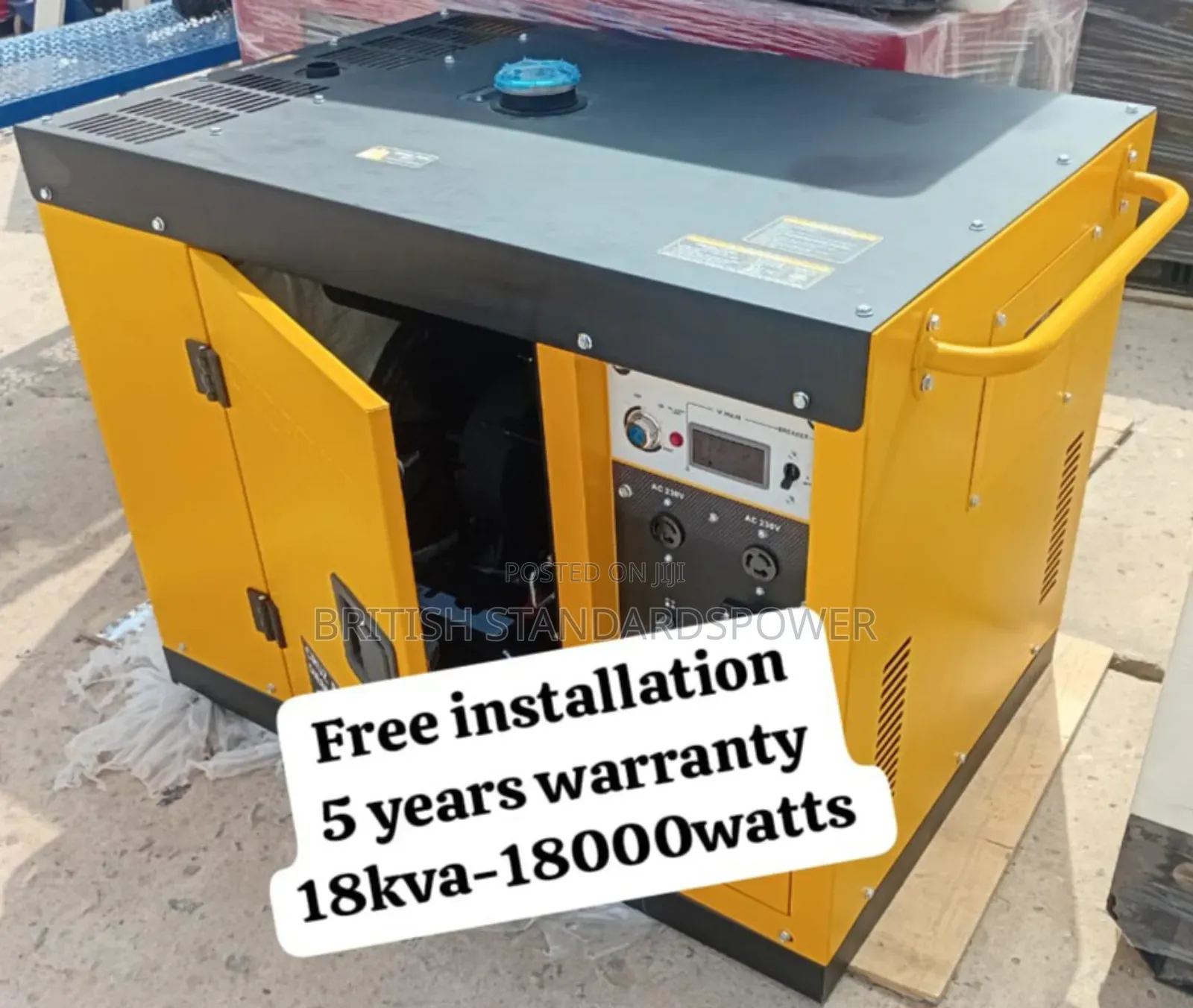 18kva Diesel Powered Generator With Air Flow Engine