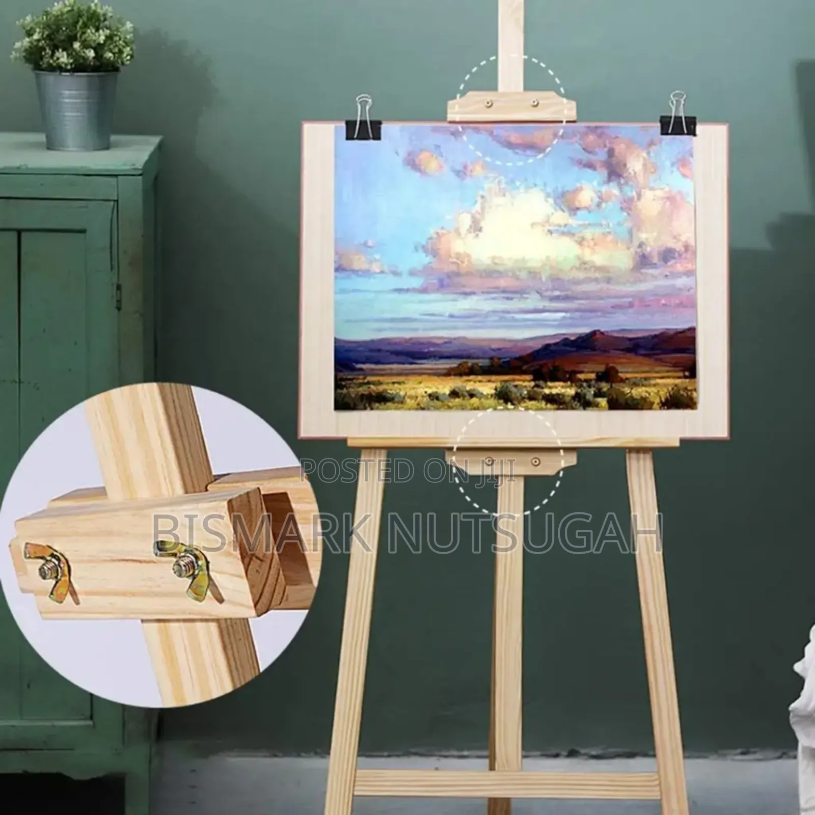 Art Easel Wooden Painting