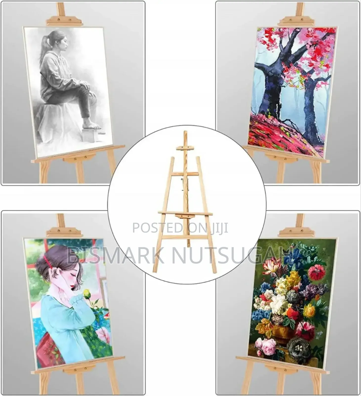 Art Easel Wooden Painting