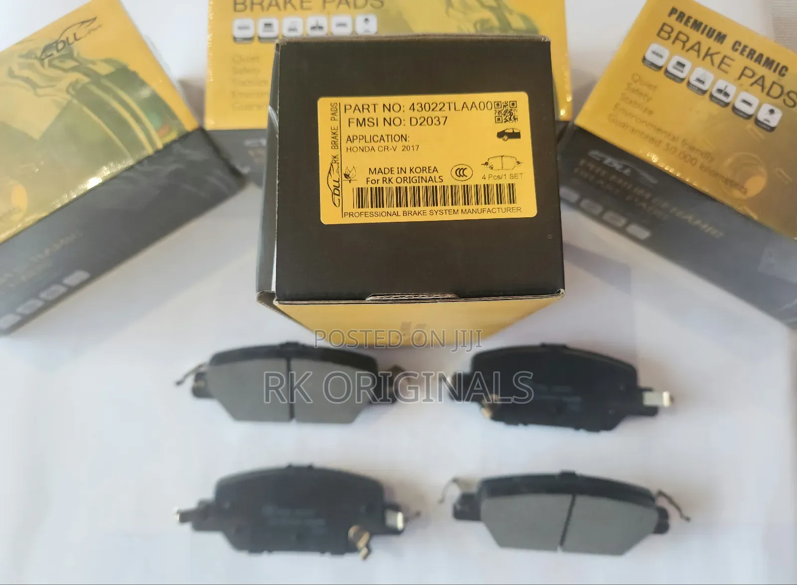 Honda 	Cr-v	2017-2025 Ceramic Back Brake Pad