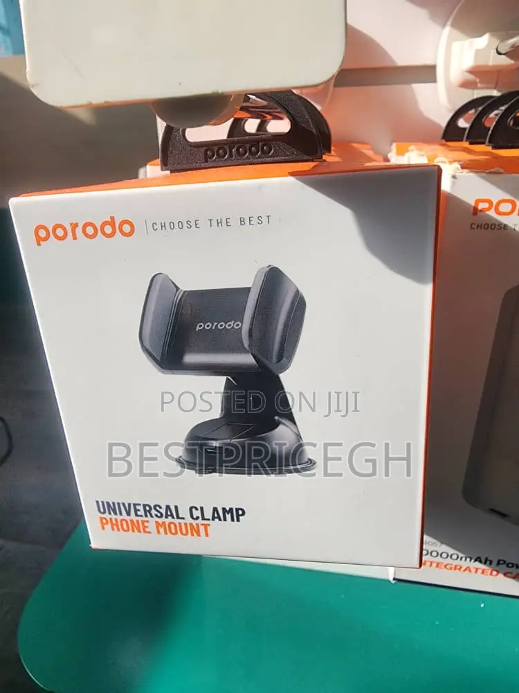Porodo Universal Clamp Phone Mount
