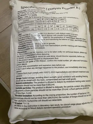 Concentrate For Haemodialysis Medical Blood Dialysis /Powder