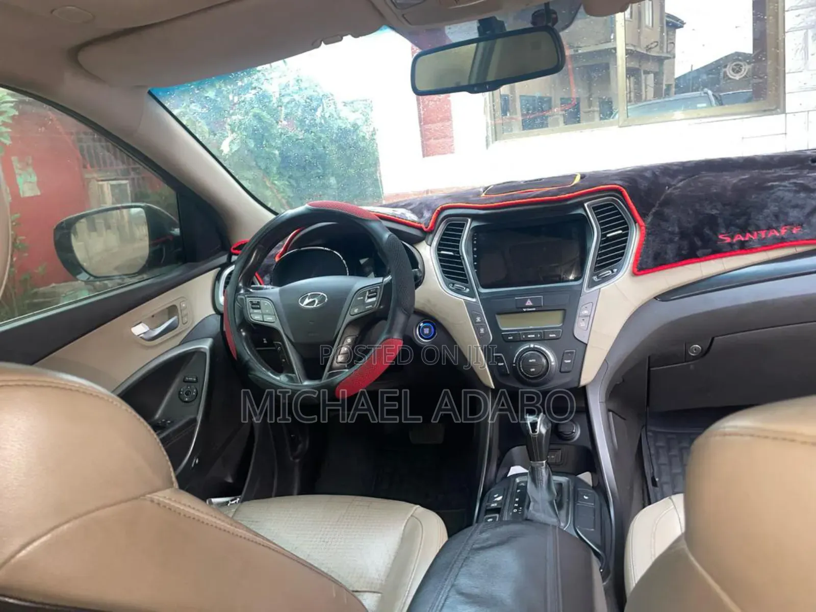 Hyundai Santa Fe GLS 4dr SUV AWD (3.3L 6cyl 6A) 2014 Burgundy