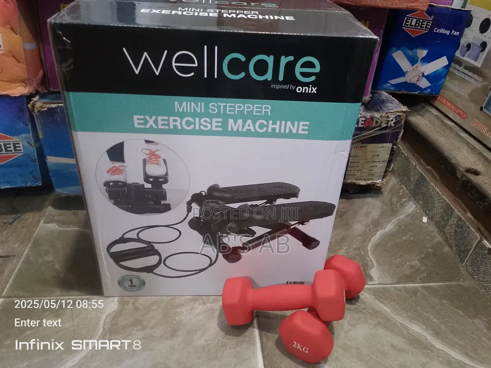 Mini Stepper With Dumbbell 2kg