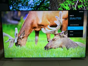 Photo - Premium 55au7100 Samsung 55 Inches Uhd Smart HDR Flat Tv