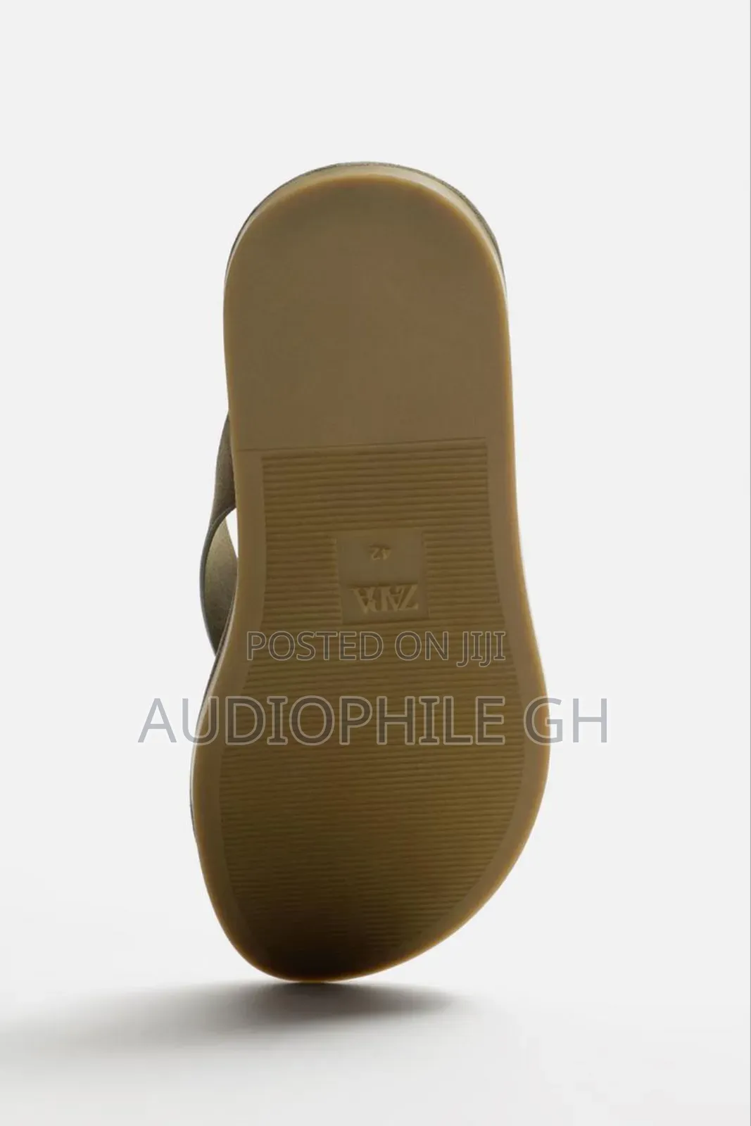 Zara Strappy Slippers Khaki Green