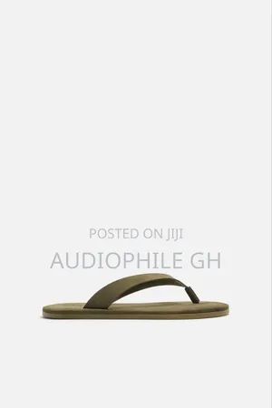 Zara Strappy Slippers Khaki Green
