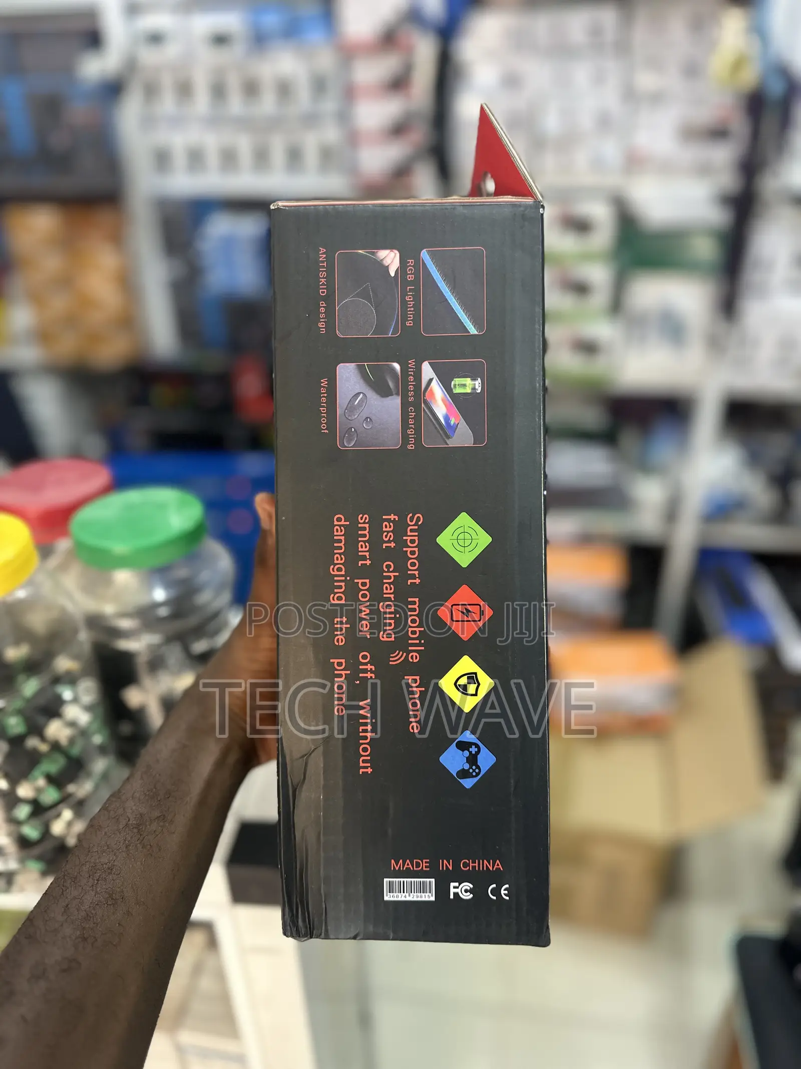 RGB Mouse Pad With Wireless Charging