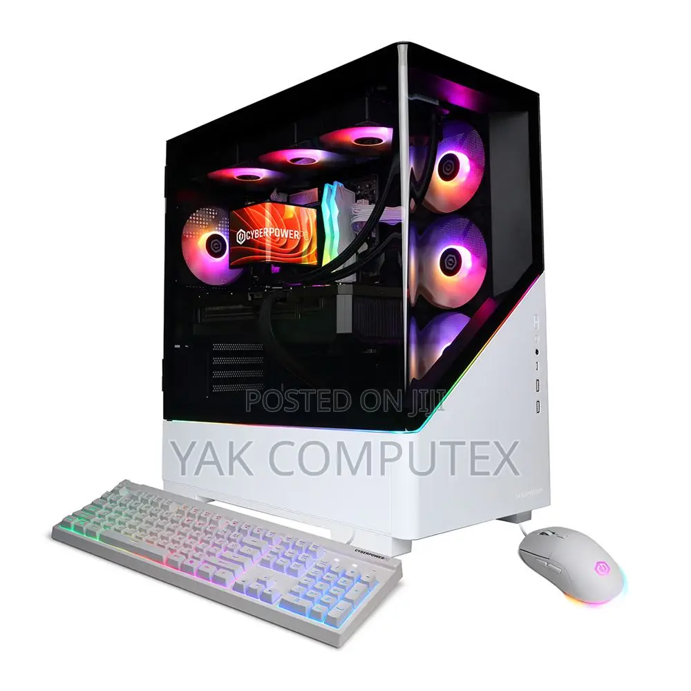 New CyberpowerPC Ultra 4070 Gaming PC 64GB Intel Core i9 SSD 2T