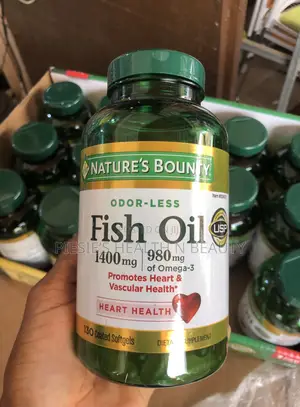 Nature's Bounty Fish Oil 1400 Mg, 130 Coated Softgels