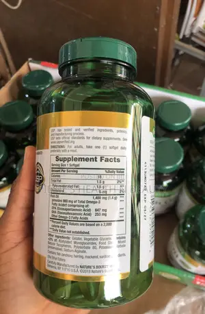 Nature's Bounty Fish Oil 1400 Mg, 130 Coated Softgels