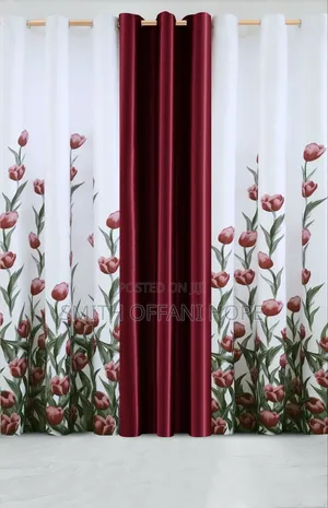 Super Luxurious 3in1 Curtains at Affordable Price